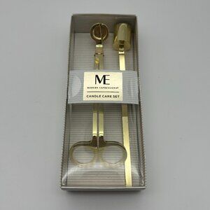 Modern Expressions Gold Candle Care Set, Wick Trimmer & Snuffer NEW Valentine's